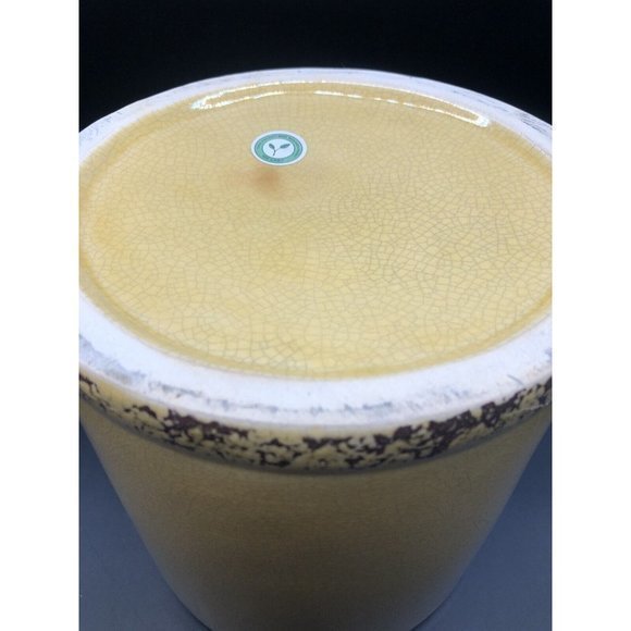 Grayson Lane Yellow Porcelain Modern Farm Animal Decor Jar 8.45”tall - Picture 3 of 6